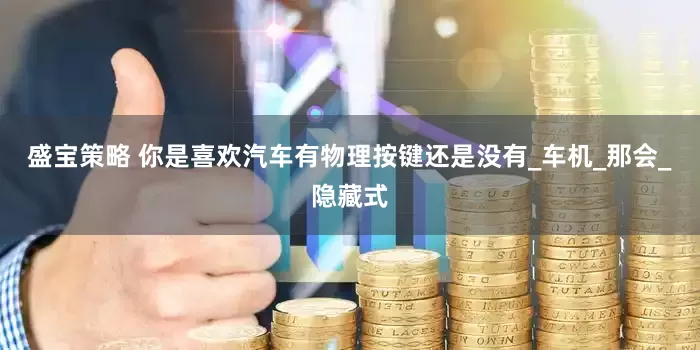 盛宝策略 你是喜欢汽车有物理按键还是没有_车机_那会_隐藏式