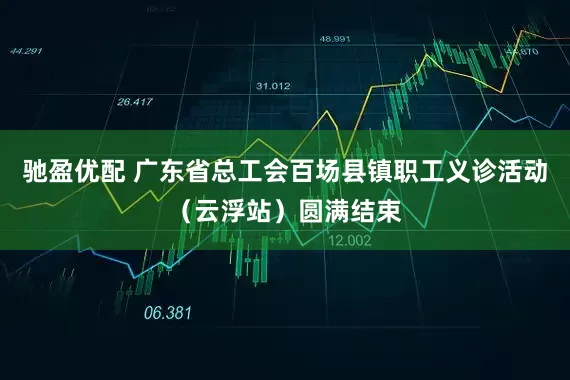驰盈优配 广东省总工会百场县镇职工义诊活动（云浮站）圆满结束