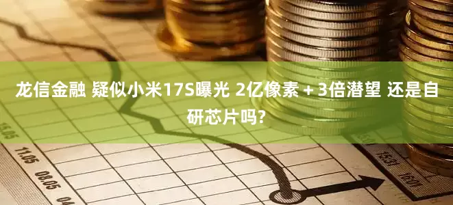 龙信金融 疑似小米17S曝光 2亿像素＋3倍潜望 还是自研芯片吗?